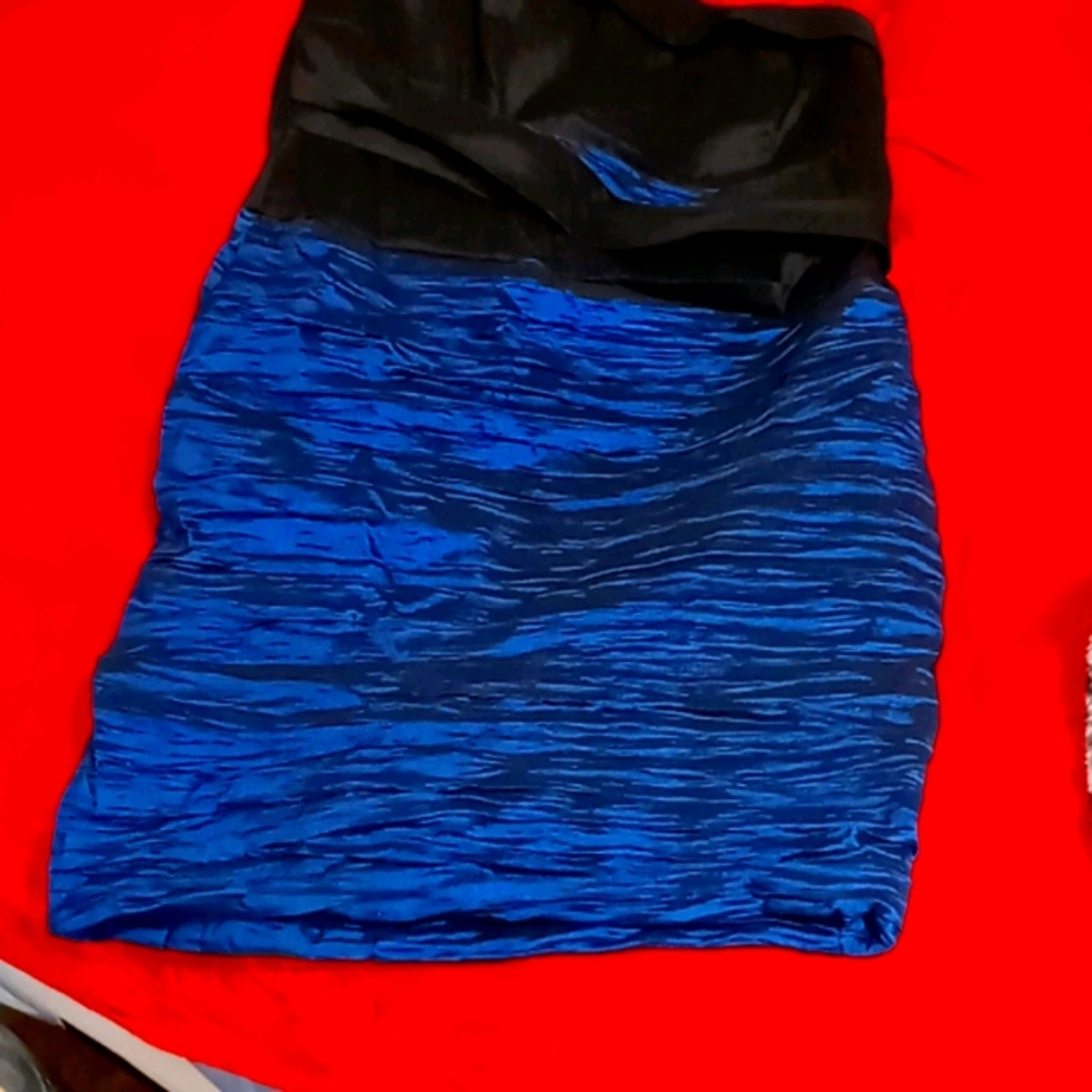 Strapless formal mini dress